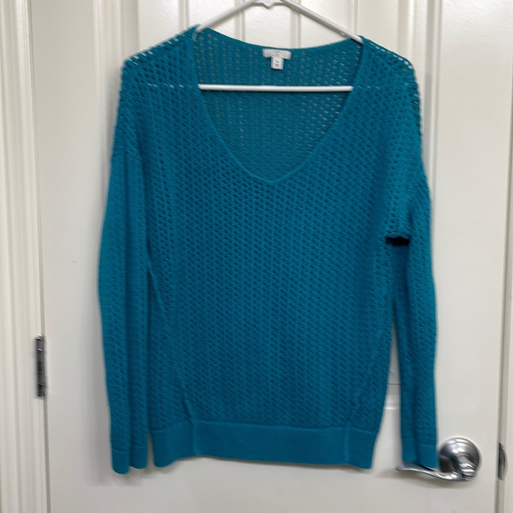 Nordstrom's‎ BP teal knit sweater size medium